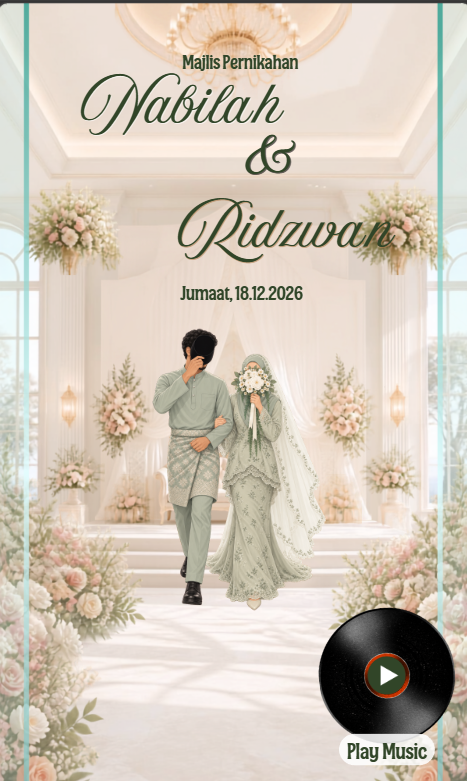 Majlis Pernikahan — Nabilah & Ridzwan